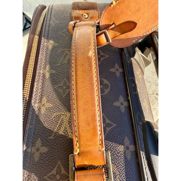 Louis Vuitton Pegase 55 Monogram Rolling Suitcase – Large Travel Luggage MB0098 - Picture 7 of 9